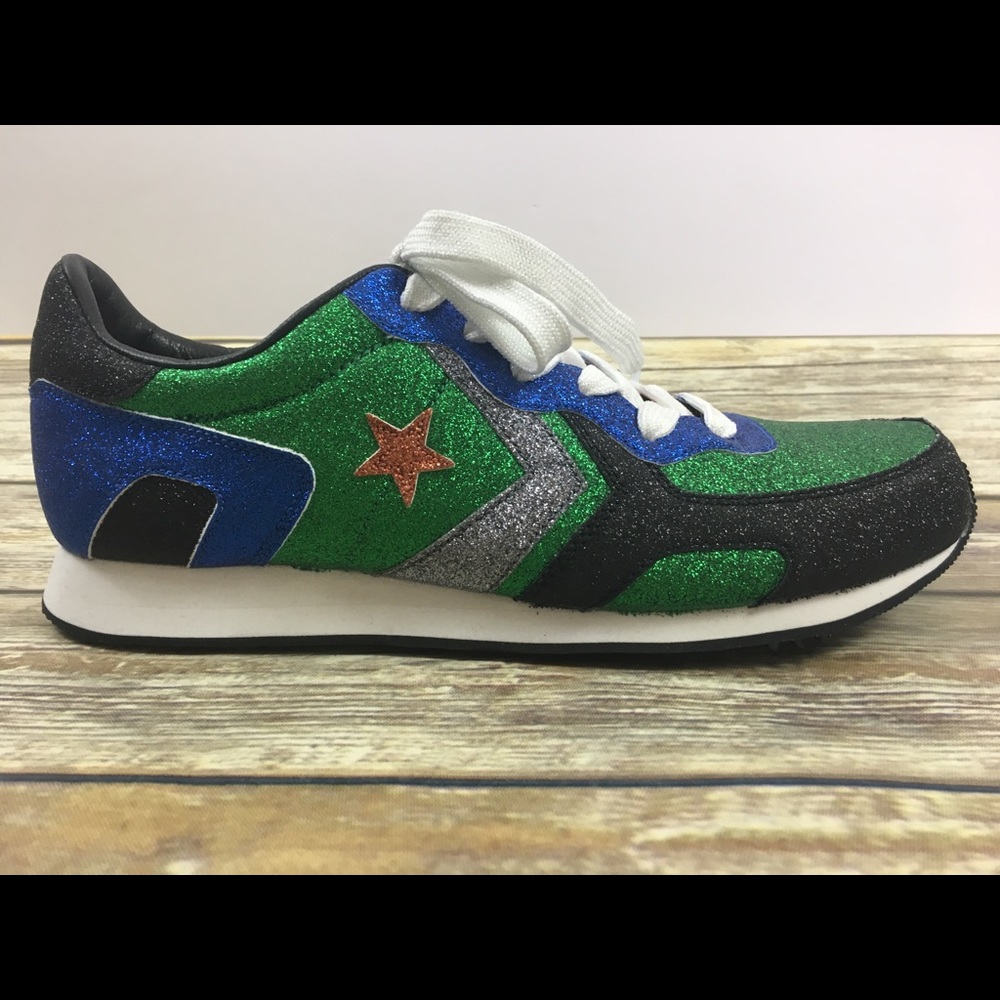 JW Anderson Converse Glitter Thunderbolt Trainers